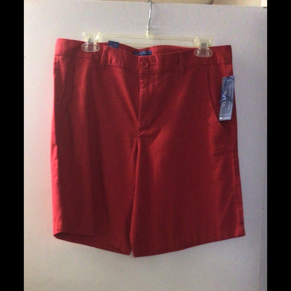 DKR Apparel Cotton Walking Shorts-Red